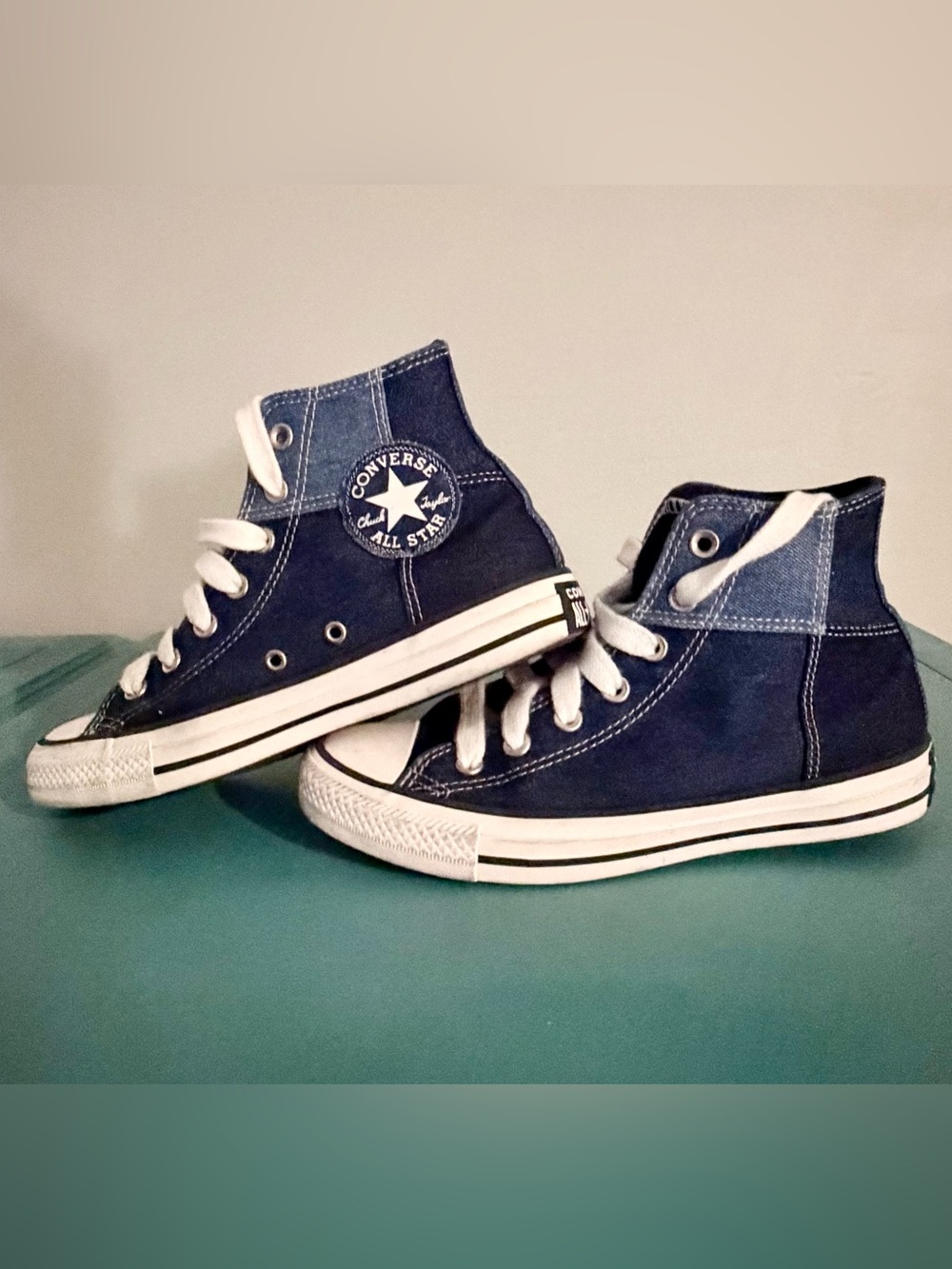 Converse Chuck Taylor All Star Denim Patchwork High Tops